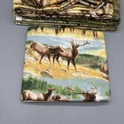 Quilt Fabric Kit     Wilmington Fabrics Breaking Light Elk Outdoor Quilt 59    X 71   
