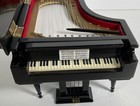 Broadway Gifts Black Baby Grand Piano Music Box With Bench And Black Case 8x6