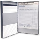 Saunders 10507 Snapak Aluminum Side Open Memo Size Holder folder Silver New 