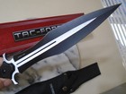 Tac-force Big Dagger Short Sword Full Tang Knife Dual Edge Tf-fix3001bk 15 75 