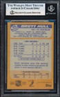 Sale  Brett Hull Autographed Signed 1988-89 Topps Rc 66 St  Louis Blues Beckett