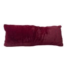 August   Leo Faux Fur Embroidered Winter Forest Body Pillow 35 X 15
