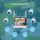 Wireless Security Cctv Camera System Audio Outdoor Wifi 5mp Hd 10   Nvr 1tb Hdd