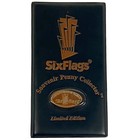 Elongated Souvenir Coin Penny Collection In Sixflags Album - Alcatraz  Chicago  