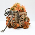 Vintage Egyptian Wedding Basket From Siwa Oasis Margunah