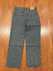 Louis Vuitton Monogram Denim Jeans Blue Size 32