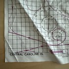Naci-ho Ww Ii Pacific Theater Survival Cloth Map S-12 Marianas Is  Double Sided