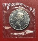 1964 Canada 80  Silver 50 Cents  Half Dollar  Uncirculated  In Original Cello 