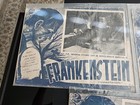 Rare vintage 1940 s Universal Intern Frankenstein Lobby Cards 3 Total 16x12 