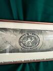 Vintage Cigar Poster picture 33 1 4  X 8 3 4  Glass Metal Framed Vitolphilia