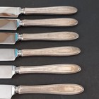 Oneida Community Silverplate 1921 Grosvenor Pattern Set Of 6 Dinner Knifes 9 5 8