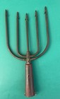Primitive 5 Prong Fishing Spear Head Gig Harpoon Frog Fish Iron Vintage 6  Wide