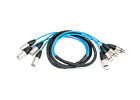 Elite Core 4 Channel 6 Ft Xlr Mic Audio Extension Patch Snake Cable