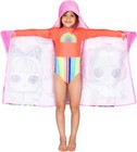 Franco Kids Bath And Beach Soft Cotton Terry Hooded Towel Wrap  24 In X 50 In  L