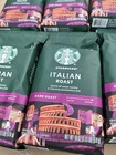 6bag -18oz Starbucks Ground Coffee Dark Roast Italian Roast 100  Arabica Lot