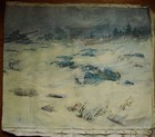 Ukrainian Soviet Ussr Oil Painting Military Ww2 Tank Realism Hard Winter 1941