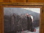 Lee Teter  reflections  Framed   Matted Vietnam Memorial 1988 Signed Lithograph