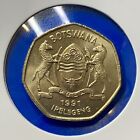 1991 Botswana 1 Pula  Zebra Animal World Africa Coin