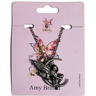 Amy Brown Blue Moon Diva Fairy Necklace Pendant Pacific Giftware New