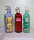 3pc Bath   Body Works Cleansing Gel Hand Soap  Lavender  Season  Hammock  8 Oz