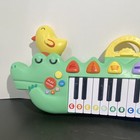 Giggle Scape Crocodile Kids Electronic Toy Keyboard Piano W  Bird Microphone