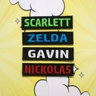 Best Selling 6x2 Size Custom Name Tag Embroidered  iron On   Usa Fast Shipping