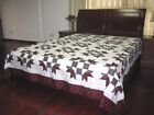 New Cotton Patchwork Queen Quilt Top  88  X 88   Flat Shipping  E