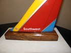 Southwest Airline Model Airplane Wood Tail Aircraft Pilot Gift New