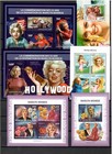 Marilyn Monroe - Lot 100 Souvenir Sheets - Collection Mnh  s1