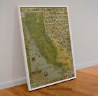 Pictorial Wall Map Art Of The California Republic Circa 1927 By Mora