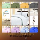 Egyptian Cotton Hotel 3 Pcs Duvet Set King Size All Color Select Tc