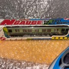 N Gauge Diecast Train Set N Scale Blue Yellow Used Fully Functional