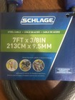 Schlage Flexiable Steel Cable 7 Foot X 3 8in Nwt