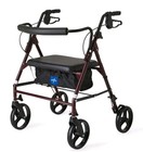 Medline Basic Steel Folding Rollator Walker - Mds86850eskd Open Box 