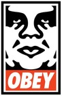 Signed  Shepard Fairey Obey Icon Original Art Print Poster Obey Giant 24 X 36