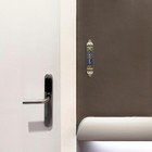 Blessing Mezuzah Case With Scroll  Enamel   Zinc Alloy Kosher For Jewish 5x0 86 