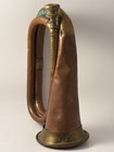 Antique George Potter Aldershot British Cavalry Bugle   Orig 19th C  Uk Military