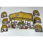 Vintage 1970s Pat Albeck Cuckoobird Cottage Tea Cosy Set - Complete 7-piece
