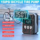 Portable Bicycle Tire Pump 150 Psi Bike Air Pump For Bicycle  Motorcycle Ball
