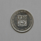 Venezuela Unc Coin 1 4 Bolivar   25 Centimos   1960 Silver  835  low Shipping 