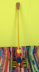 Vintage 50 s Collectible Playskool Wooden Pull Push Toy Whirligig Bells Inside
