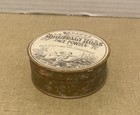 Antique Victorian H Clay Shaw Piedmont Wv Mountain Rose Face Powder Box