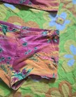 1990s Y2k Xhilaration Tropical Beach Print Jrs Size M 2 Piece Tankini Swim Suit