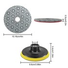 4 wet Dry Diamond Polishing Pads For Granite Concrete Marble Glass Stone Sanding