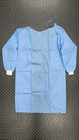 Non Medical Isolation Gown Blue Elastic Cuff Evolite Case Of 100 Pcs