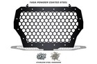 Custom Steel Grille For 2017-2018 Polaris Rzr Turbo 1000 Xp Grill Hex Black Atv