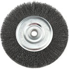 Durable 8-inch X 5 8 Arbor Wire Wheel - Coarse Carbon Steel For Rust Removal