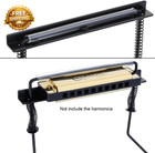 Harmonica Holder Neck Holder Stand Mouth Organ Metal Frame Adjustable