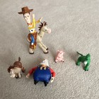 Toy Story Pixar Character Figurines Lot Woody Bullseye Hamm Rex Stinky Pete