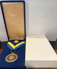 Paul Harris Fellow Rotary Club Medal And Tie Pin  New In Box  Vintage  Pristine 